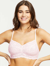 Montelle Intimates Bras 32 / B/C / Blush Montelle Cup-Sized Lace Bralette