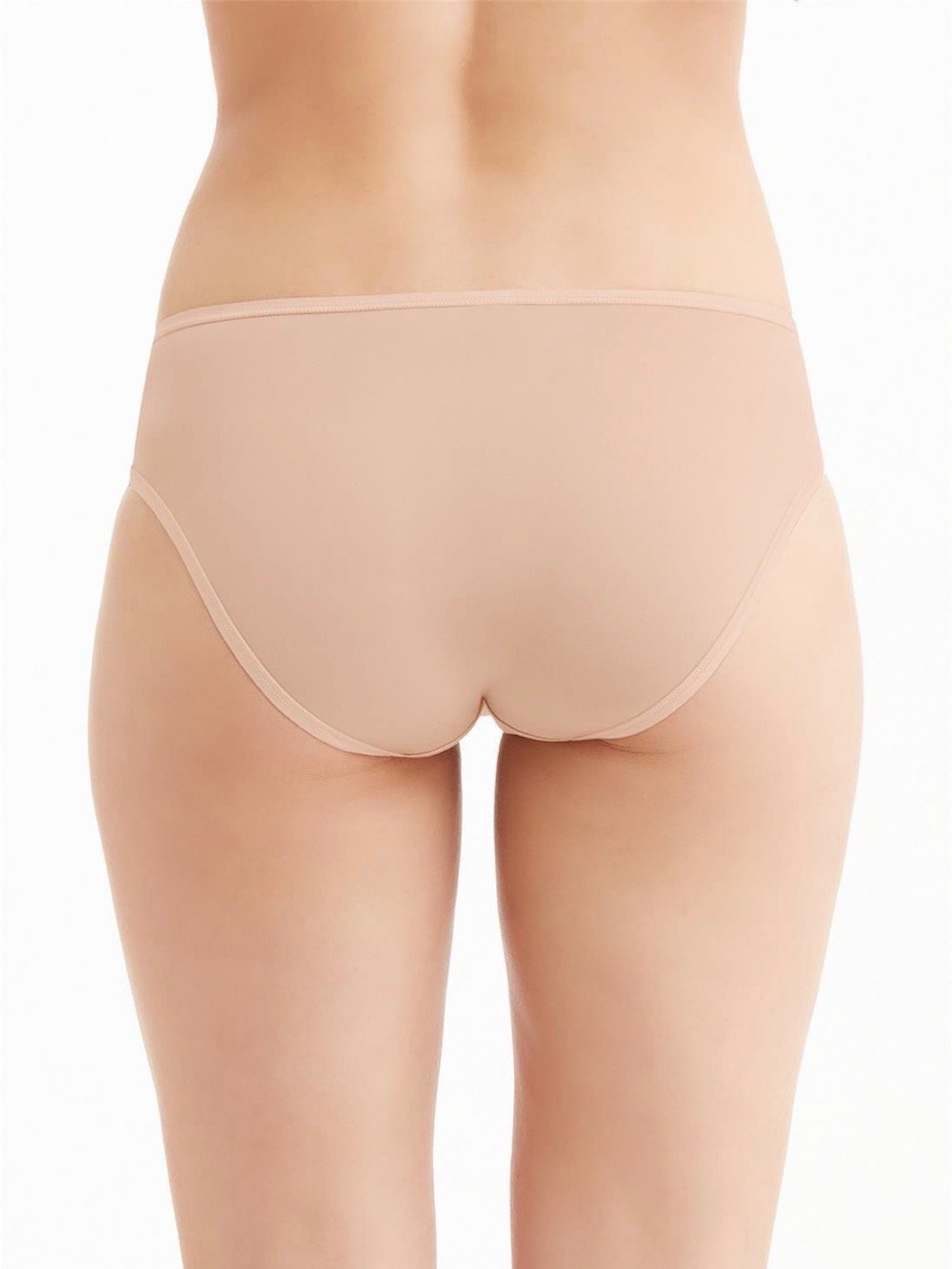 Montelle Intimates Panties S / Nude High Cut Brief Panties
