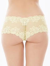 Montelle Intimates Panties S / Fresh Pear Montelle Sexy Sheer Lace Cheeky Panties