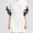 Natori Robes S / White/Black Natori Plume Kimono Robe