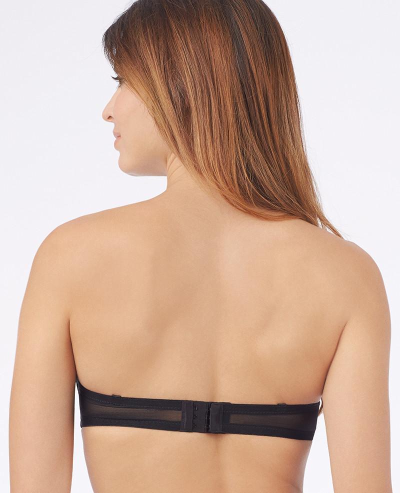 Wrap a bra strap below your strapless bra to keep it from slipping