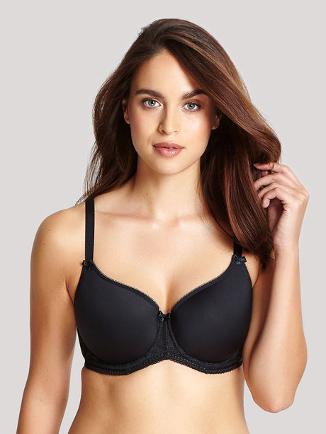 Panache Bras Black / 28 / D Cari Moulded Spacer Racer Back Bra 7961