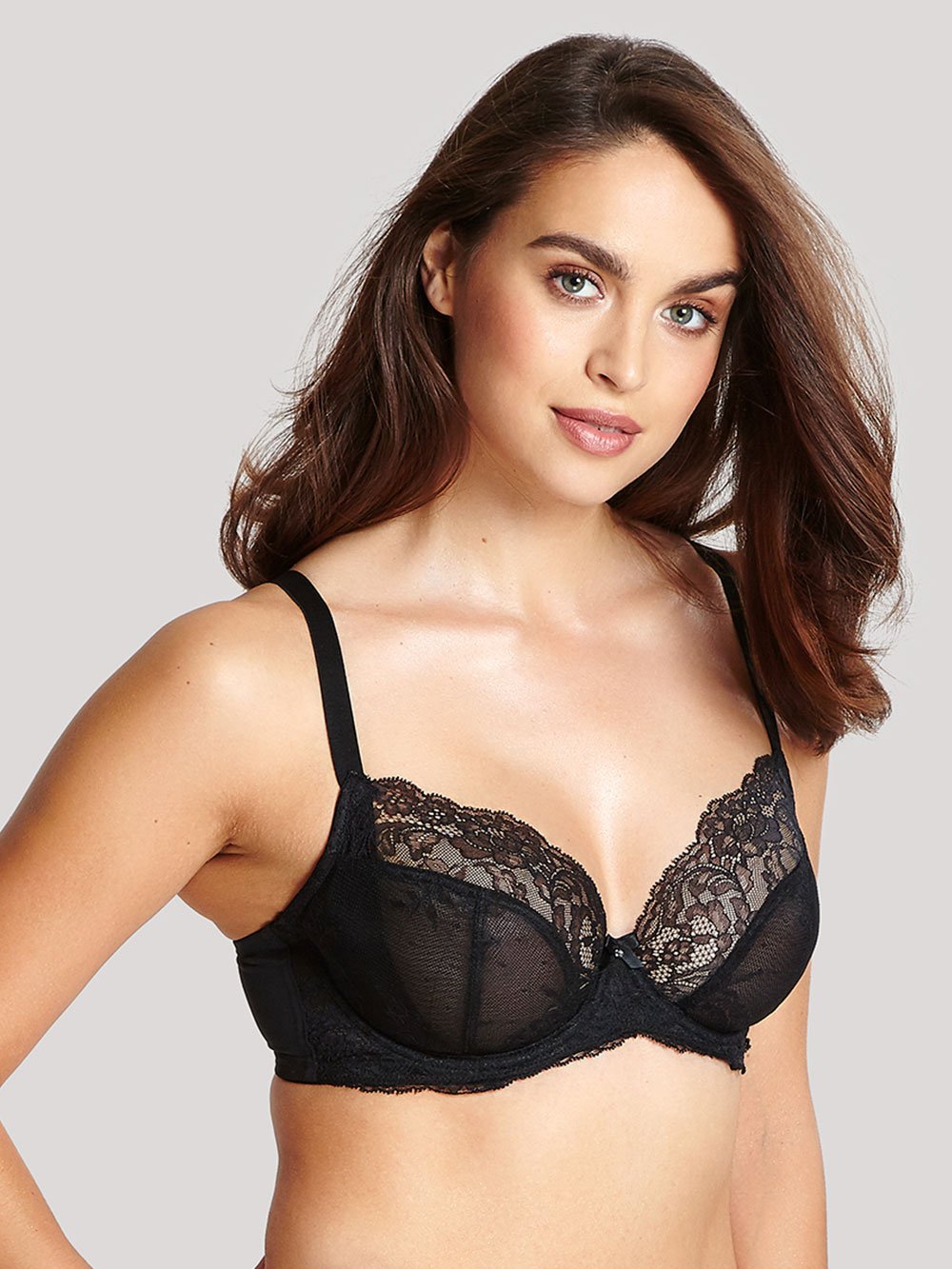 Lace Bra Set With Thin And Transparent Non-sponge Bra For Women, Making Big  Bust Look Smaller And Sexy