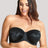 Panache Bras Black / 34 / E Dana Plus Size Strapless Low Back Bra by Panache 9670