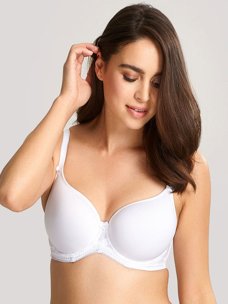 Panache Bras White / 28 / DD Panache Cari Moulded Spacer Racer Back Bra 7961