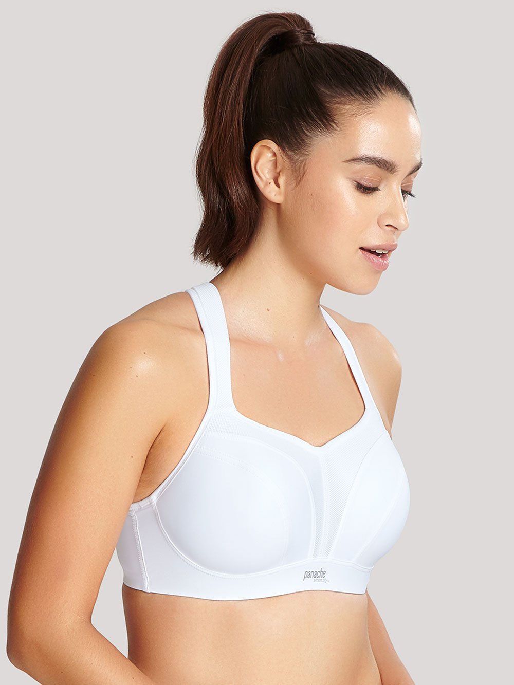 White push up sports bra add one cup size  Fashion, Most comfortable bra,  Hot pink sports bra