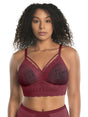 Parfait Bras 30 / C / Rio Red Parfait Mia Lace Wire-free Padded Lace Bralette - Rio Red