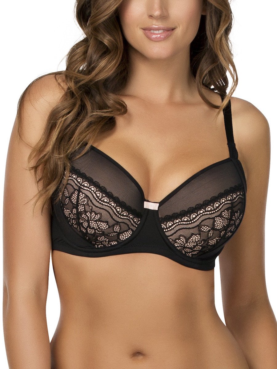 Parfait Bras 30 / D / Black/Blush Penelope Padded Underwire Bra P519