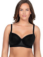 Parfait Bras 30 / D / Black Unlined Plus Size Wire Bra