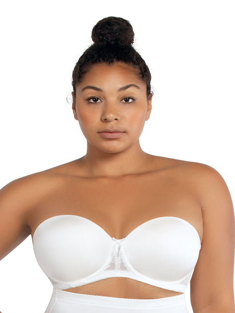 Parfait Bras 30 / D / Pearl White Elissa Strapless Bra - Pearl White