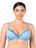 Parfait Bras 32 / B / Dream Blue With Floral Print Ivy Contour Bandless Bra - Dream Blue With Floral Print