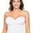 Parfait Bras 32 / B / Pearl White Elissa Low-Back Bustier Bridal Corset- Pearl White