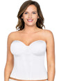 Parfait Bras 32 / B / Pearl White Elissa Low-Back Bustier Bridal Corset- Pearl White