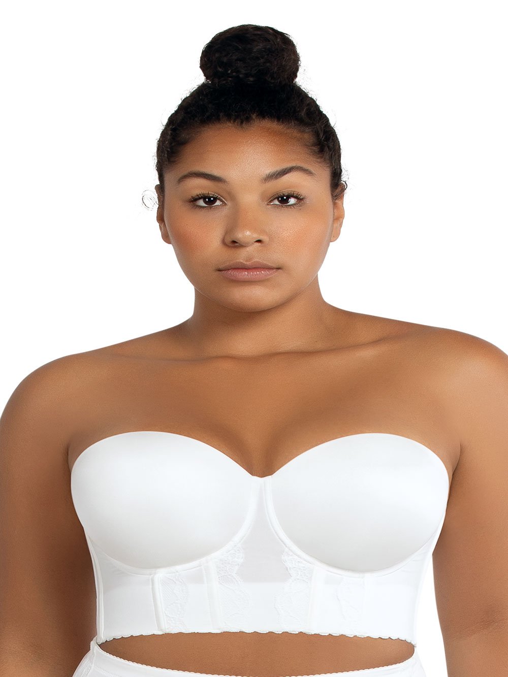 White Net Padded Strapless Bra, Size: 32B at Rs 55/piece in New