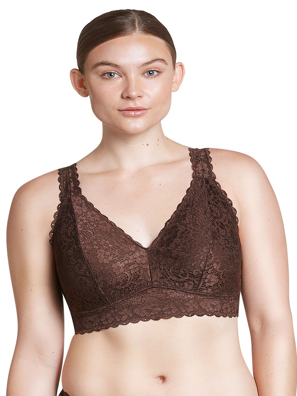 Parfait Bras 32 / D / Intense Brown Parfait Adriana Bralette - Plus Size