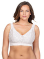 Parfait Bras 32 / D / Pearl White Adriana Lace Bralette