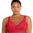 Parfait Bras 32 / D / Racing Red Adriana Lace Bralette in Red
