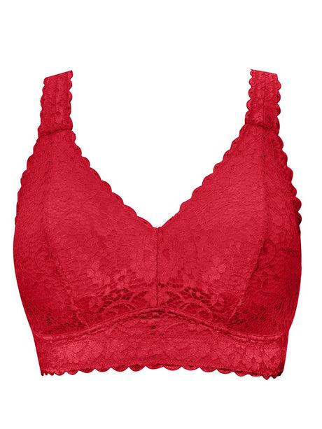 Parfait Bras Adriana Lace Bralette in Red