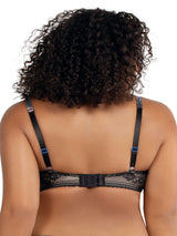 Parfait Bras Jade Padded Bralette - Black With Floral