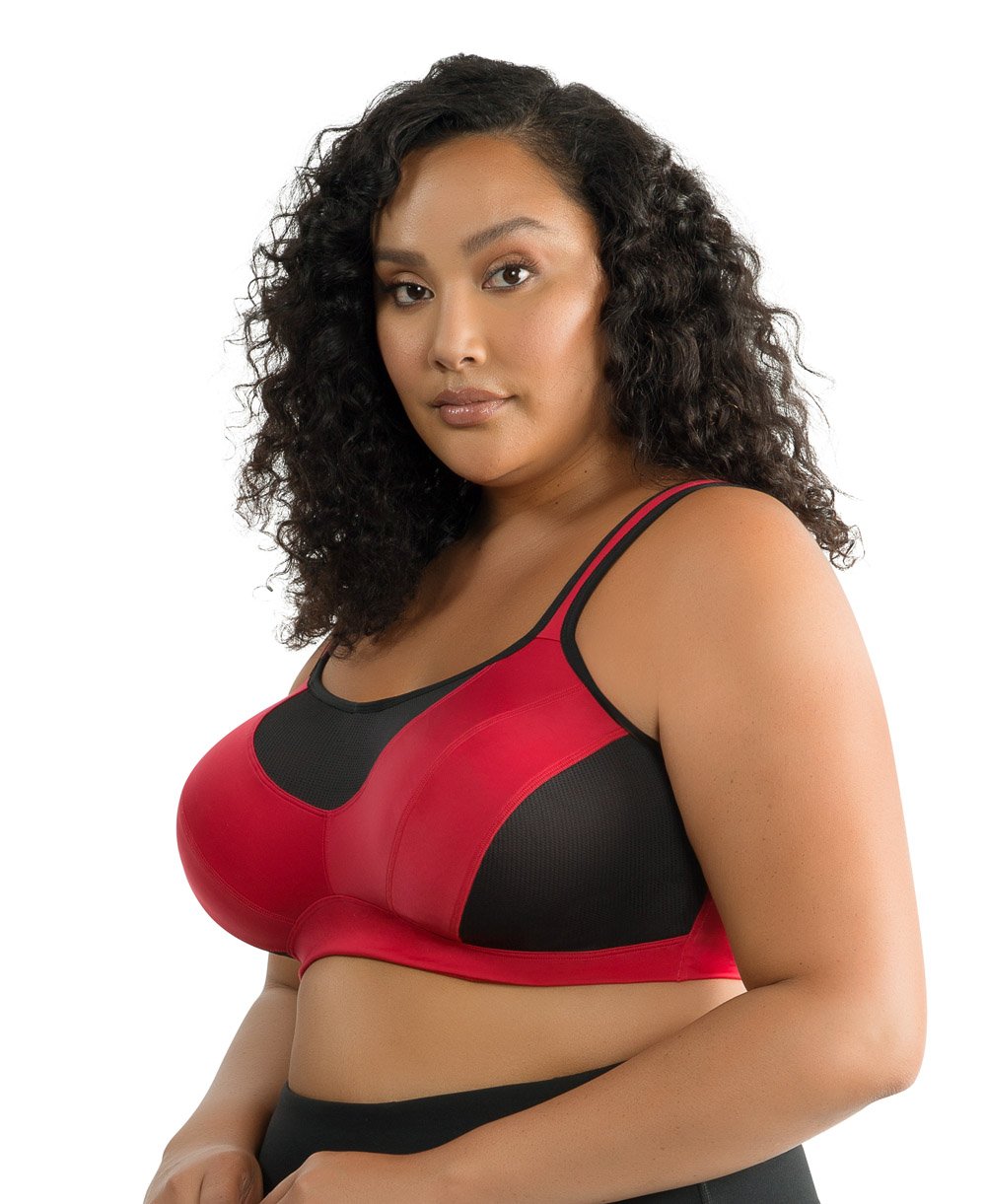 Parfait Bras Parfait Dynamic Padded Performance Sports Bra - Racing Red