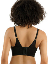 Parfait Bras Parfait Mia Dot Wire-free Padded Mesh Bralette - Black