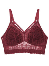 Parfait Bras Parfait Mia Lace Wire-free Padded Lace Bralette - Rio Red