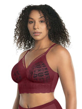 Parfait Bras Parfait Mia Lace Wire-free Padded Lace Bralette - Rio Red