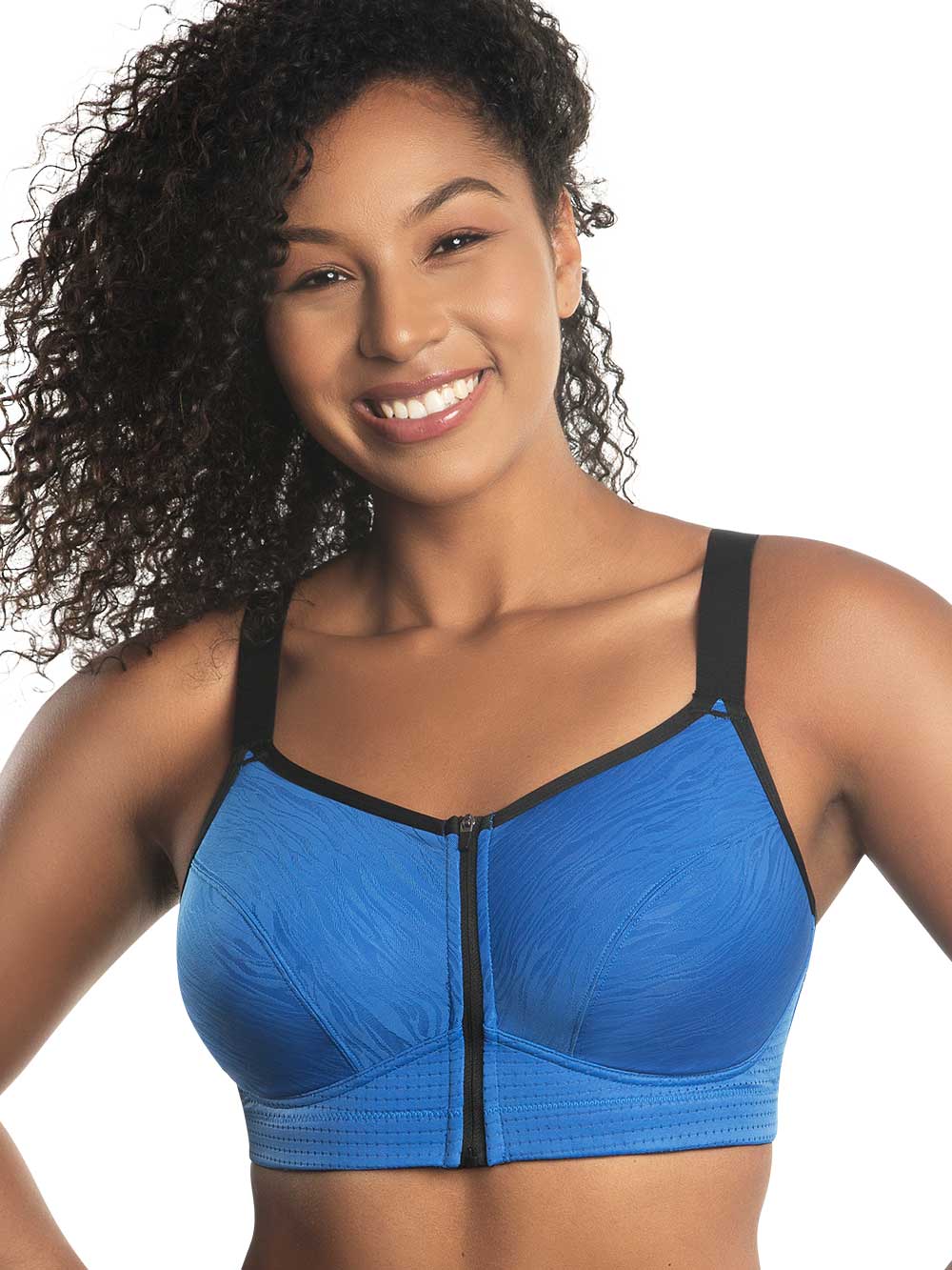 Parfait Bras Parfait Wave Wire-free Zip Front Sports Bra