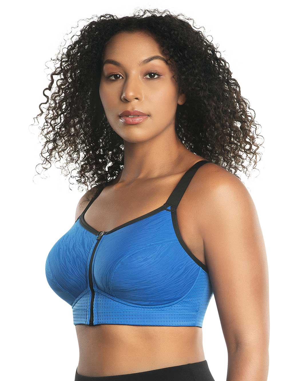 Parfait Bras Parfait Wave Wire-free Zip Front Sports Bra