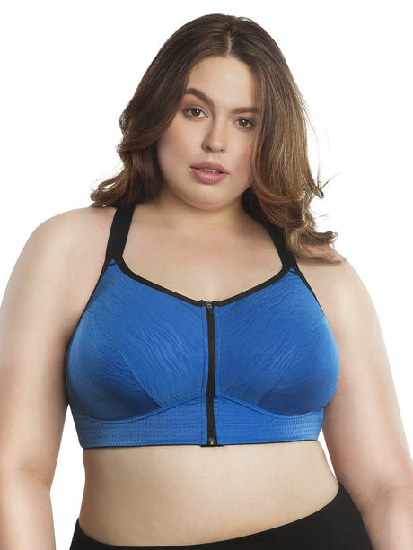 Parfait Bras Parfait Wave Wire-free Zip Front Sports Bra