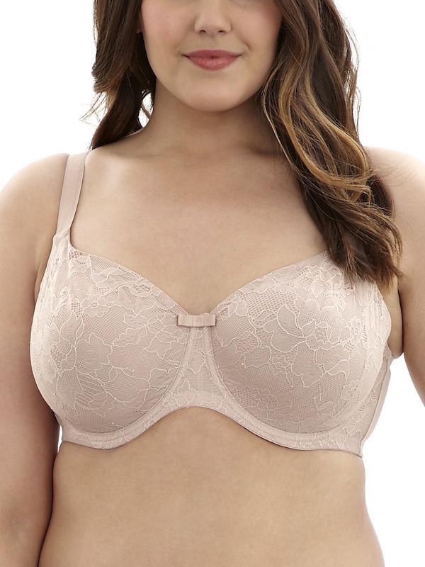 SOLD OUT SOLD OUT 36 / D / nude Panache Pure Lace Moulded T-Shirt Bra 6931