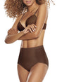 SOLD OUT SOLD OUT S-32 / Mocha High-Waist Control Panty with Butt Lifter Benefits