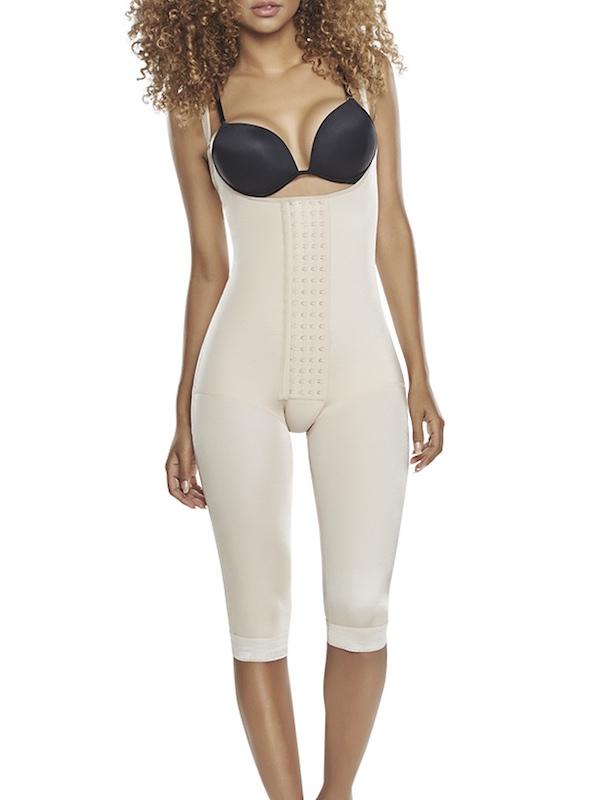 SOLD OUT SOLD OUT S-32 / Nude Slimming Braless Body Shaper Girdle With Thighs Slimmer