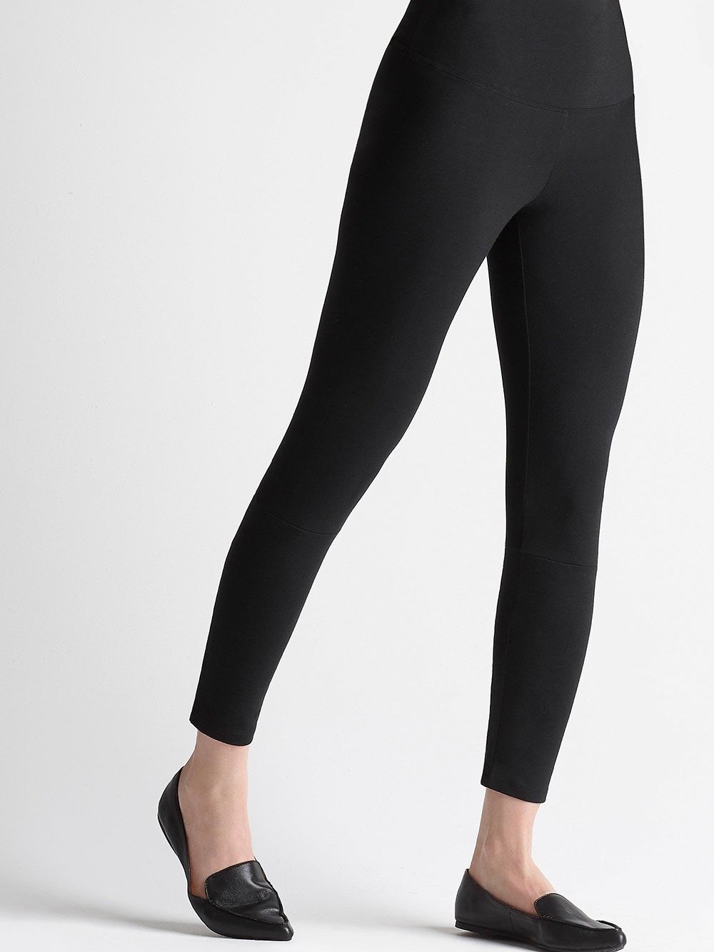 SOLD OUT SOLD OUT S / Black Yummie High Waisted Ankle Legging w/ Faux Lace Up