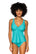 Sunsets "Brands,Swimwear" 32D/34C / SEAAQ / 77 Sunsets Seaside Aqua Forever Tankini