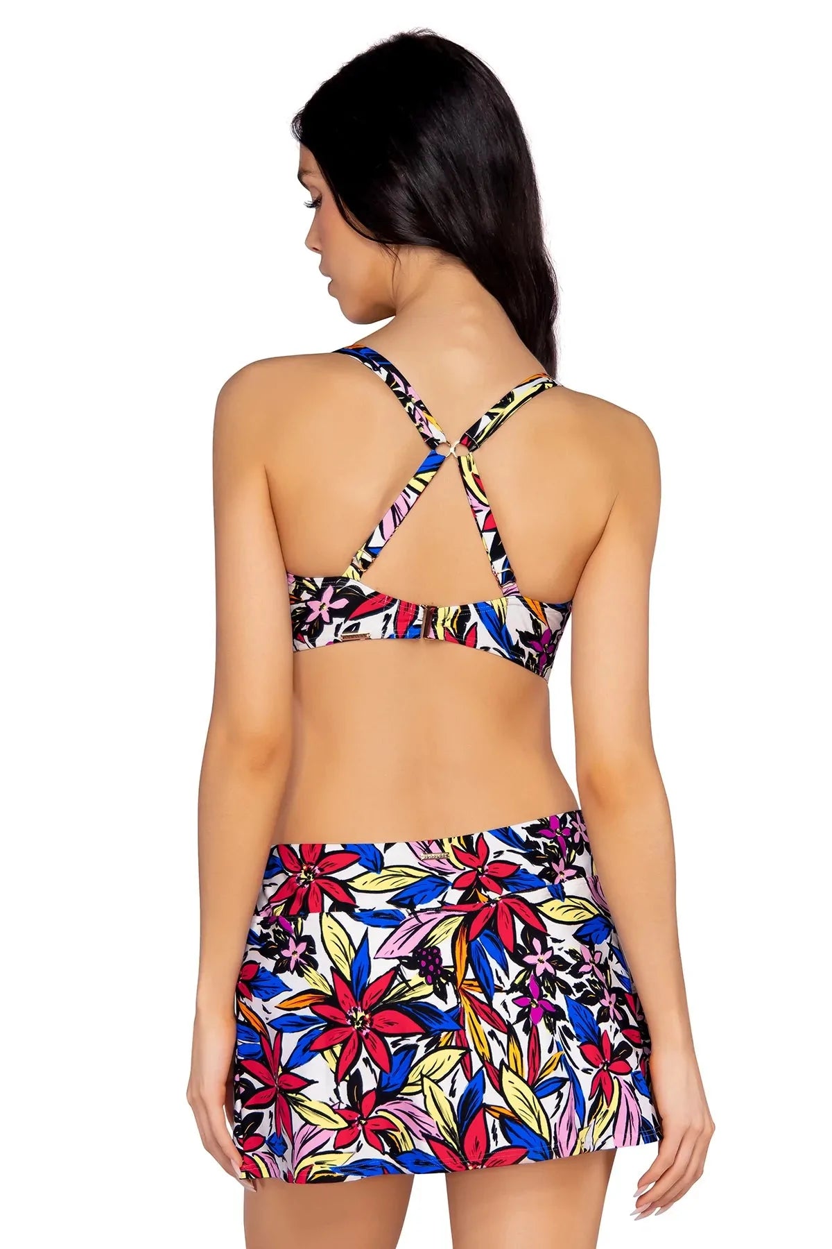 Sunsets "Brands,Swimwear" Sunsets Bold Blossom Sporty Swim Skirt