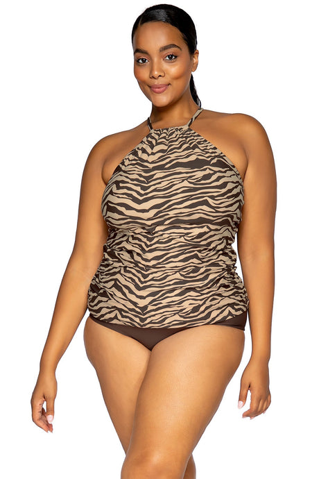 Sunsets Escape "Brands,Swimwear" 14 / ONTHP / 560T Sunsets Escape On the Prowl Harlow High Neck Tankini