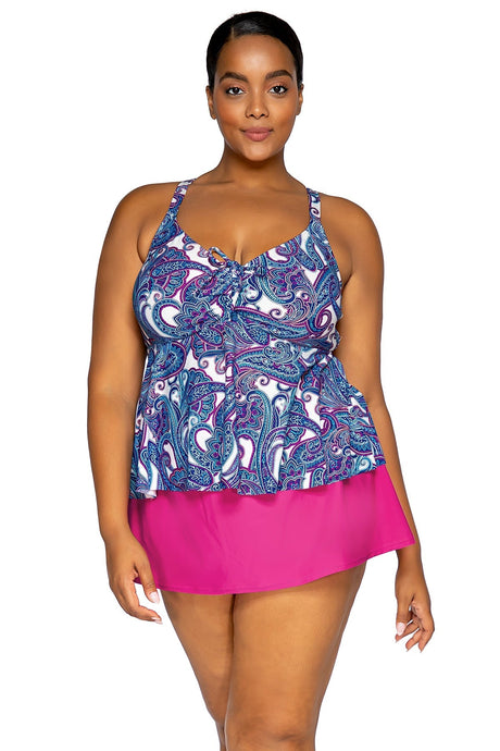 Sunsets Escape "Brands,Swimwear" 14 / REGPA / 570T Sunsets Escape Regatta Paisley Marin Tankini