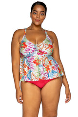 Sunsets Escape "Brands,Swimwear" 14 / TROBR / 570T Sunsets Escape Tropical Breeze Marin Tankini
