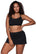 Sunsets Escape "Brands,Swimwear" Sunsets Black Sporty Swim Skirt