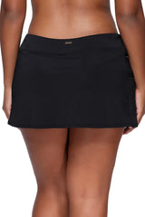 Sunsets Escape "Brands,Swimwear" Sunsets Black Sporty Swim Skirt