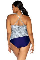 Sunsets Escape "Brands,Swimwear" Sunsets Escape Forget Me Not Harlow High Neck Tankini