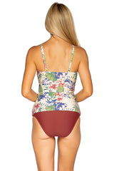 Sunsets Escape "Brands,Swimwear" Sunsets Escape Island Life Harlow High Neck Tankini