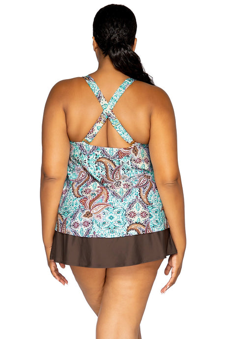 Sunsets Escape "Brands,Swimwear" Sunsets Escape Moroccan Market Sadie Tankini