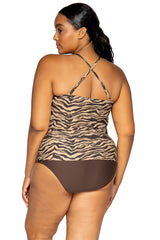 Sunsets Escape "Brands,Swimwear" Sunsets Escape On the Prowl Harlow High Neck Tankini