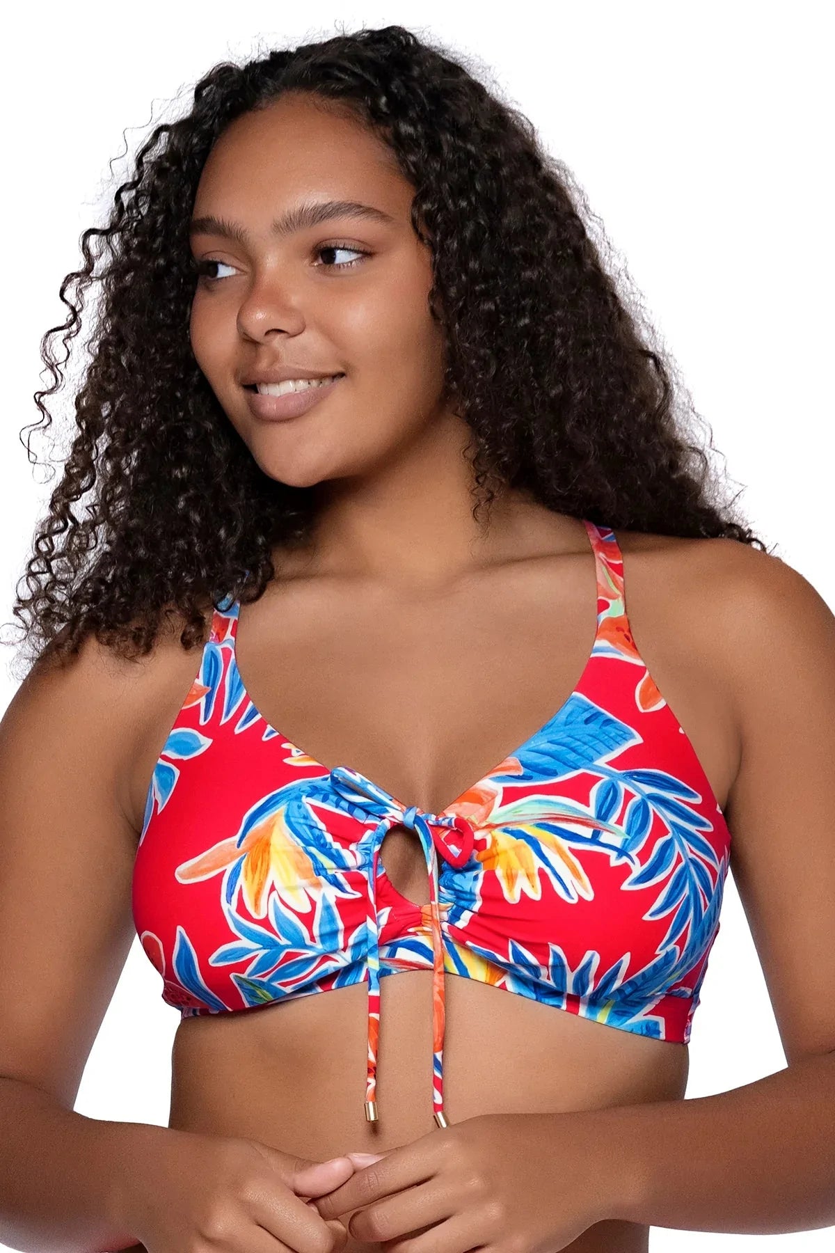 Sunsets Escape "Brands,Swimwear" Sunsets Tiger Lily Kauai Keyhole