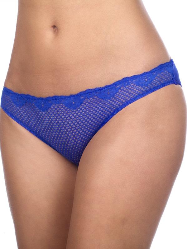Timpa Bikini Panties S / Electric Blue Duet Lace Bikini Panty 630473