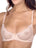 Timpa Bras 32 / A / Nude Duet Lace Underwire Demi Bra