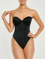 Va Bien Bodysuits 32 / C / Black Va Bien Backless Strapless Thong Bodysuit Shapewear